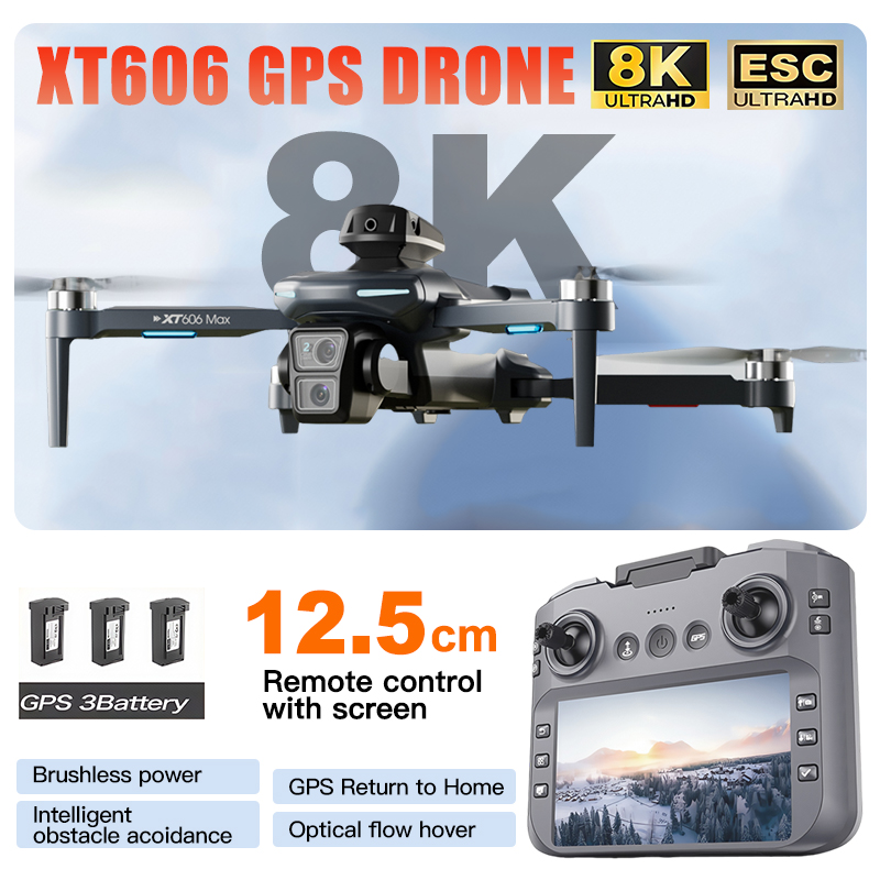 XT606 MAX 3 battery Drone 4k 8 - огляд і ціна Drone Multispectral