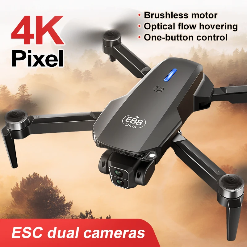 New E88 Plus Quadcopter Drone: - огляд і ціна Drone Cinematic