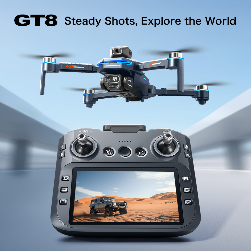 GT8 Max Foldable Drone 8K HD P - огляд і ціна Drone Multispectral