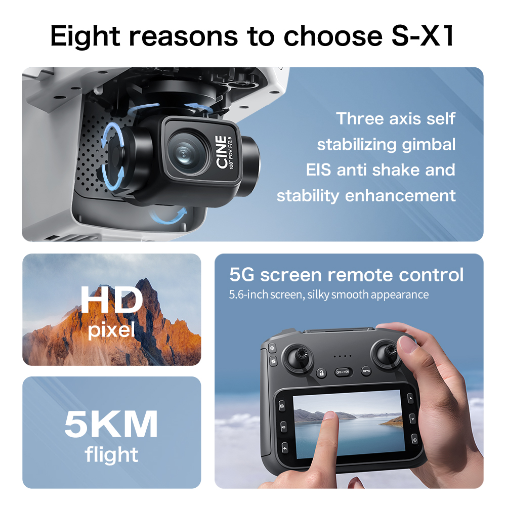 Top Deal S-X1 MAX GPS Drone 3  - огляд і ціна Drone Multispectral