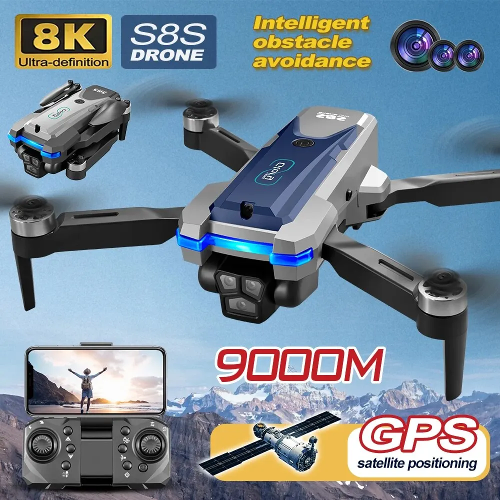 S8S GPS Drone 5G Wifi 8K HD Du - огляд і ціна Drone Aerial Photography